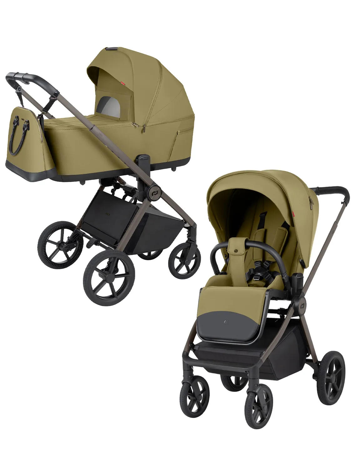 Коляска 2в1 Carrello Ultra F CRL-6556 зеленый - фото 1