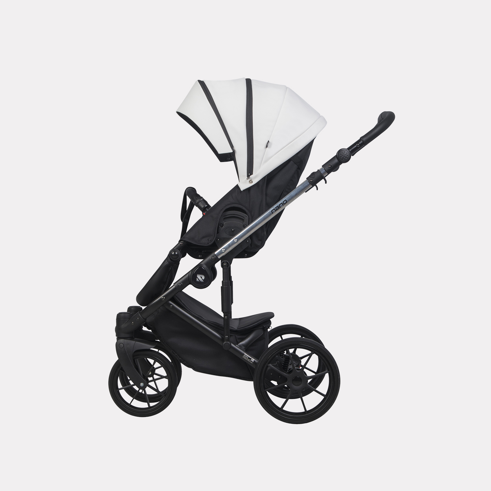 Коляска 2в1 Riko Nano Thermo Ecco белый - фото 9