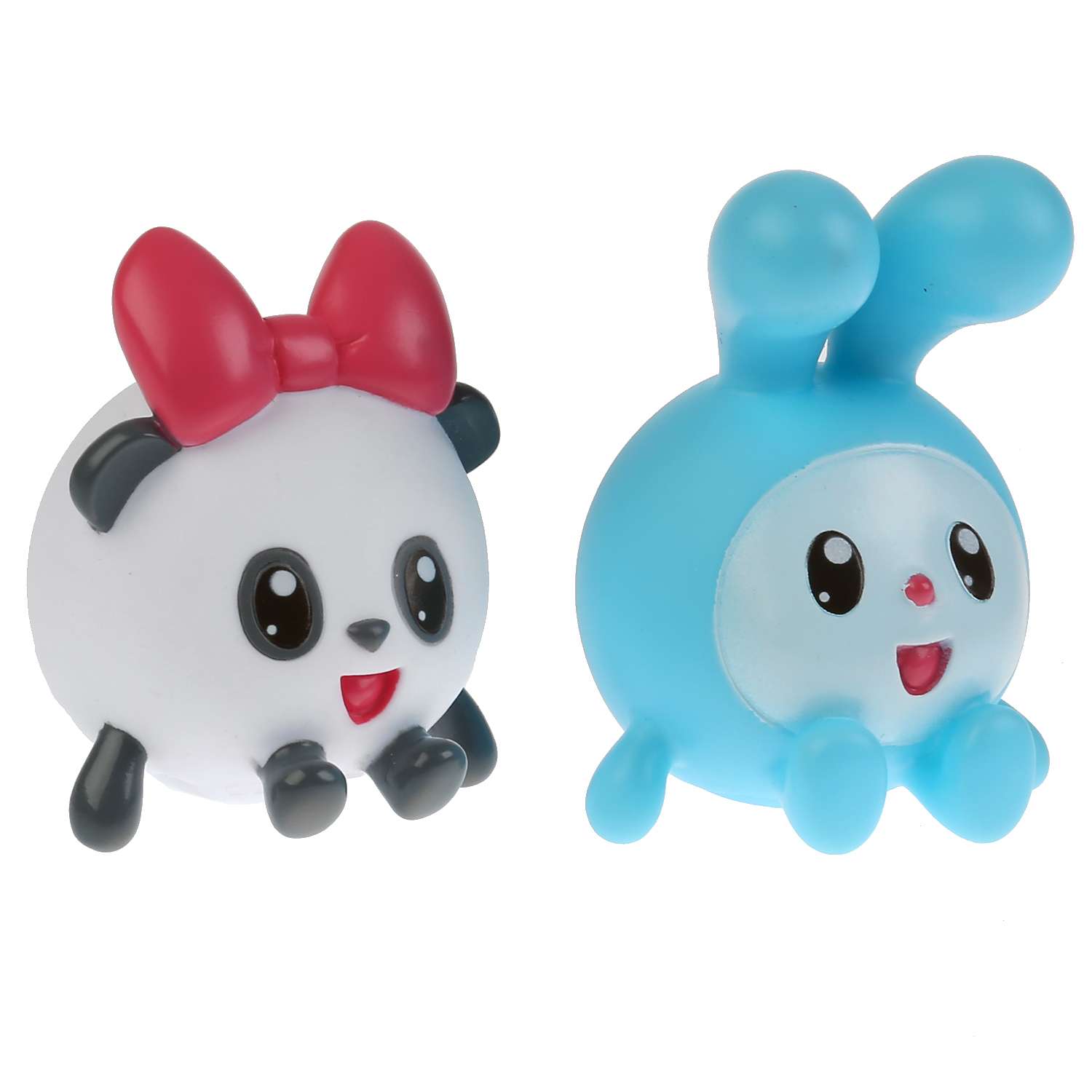 Игрушка для купания Капитошка Малышарики Крошик и Пандочка 253398 - фото 5