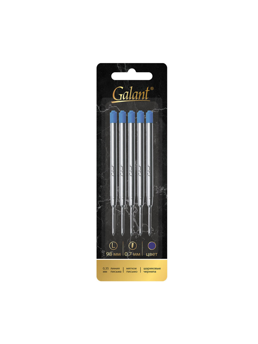 Ручка шариковая Galant 5 шт. - фото 5