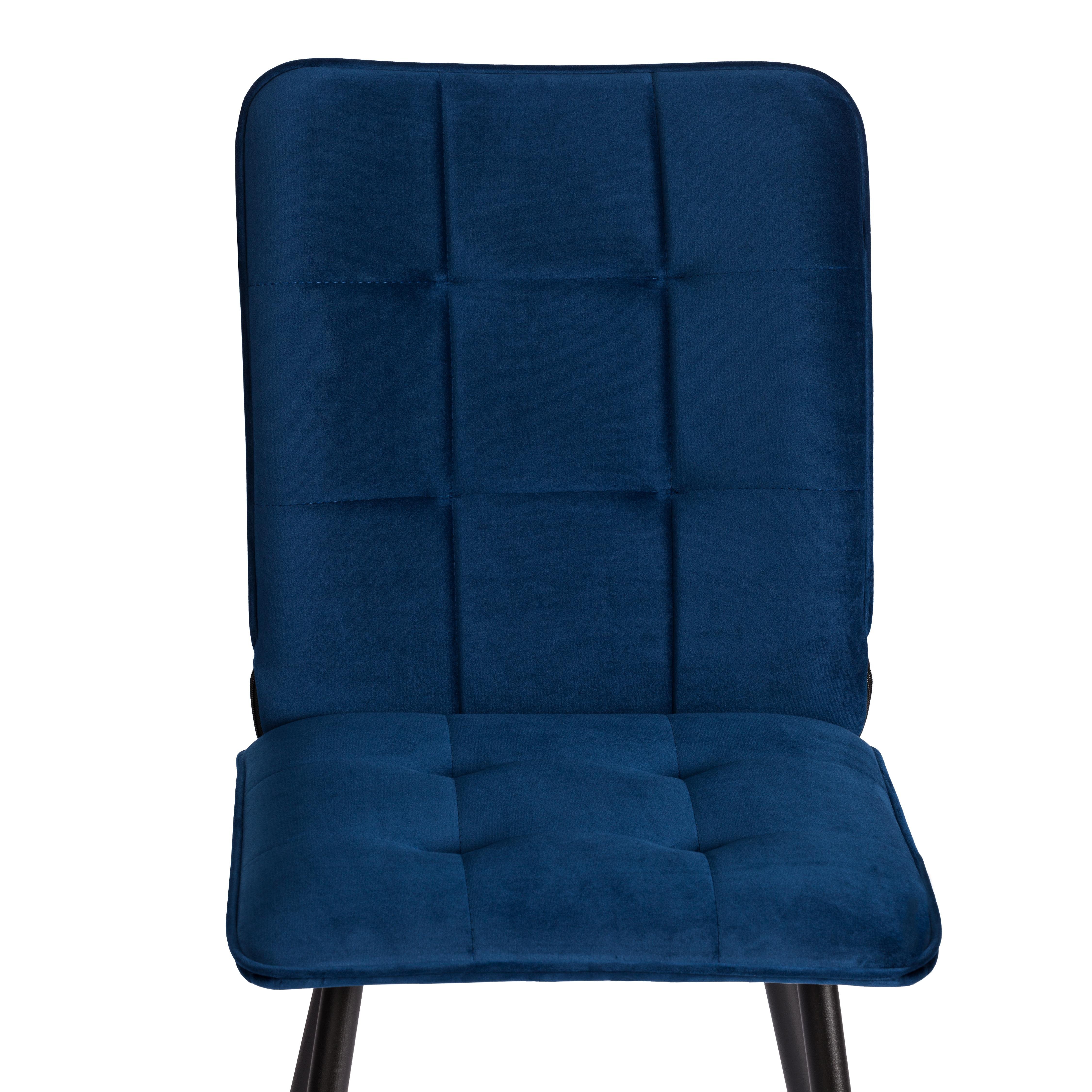 Стул TETCHAIR Bari LT велюр синий - фото 17