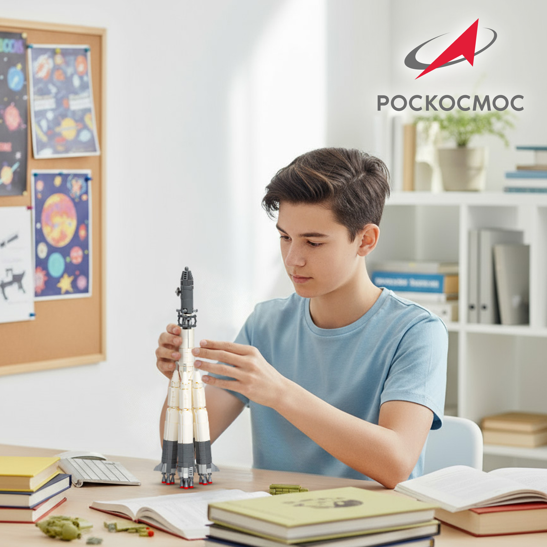 Конструктор Роскосмос Ракета-носитель Восток 785 дет. - фото 11