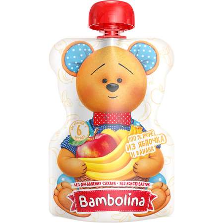 Пюре Bambolina Оазис яблоко-банан 90г