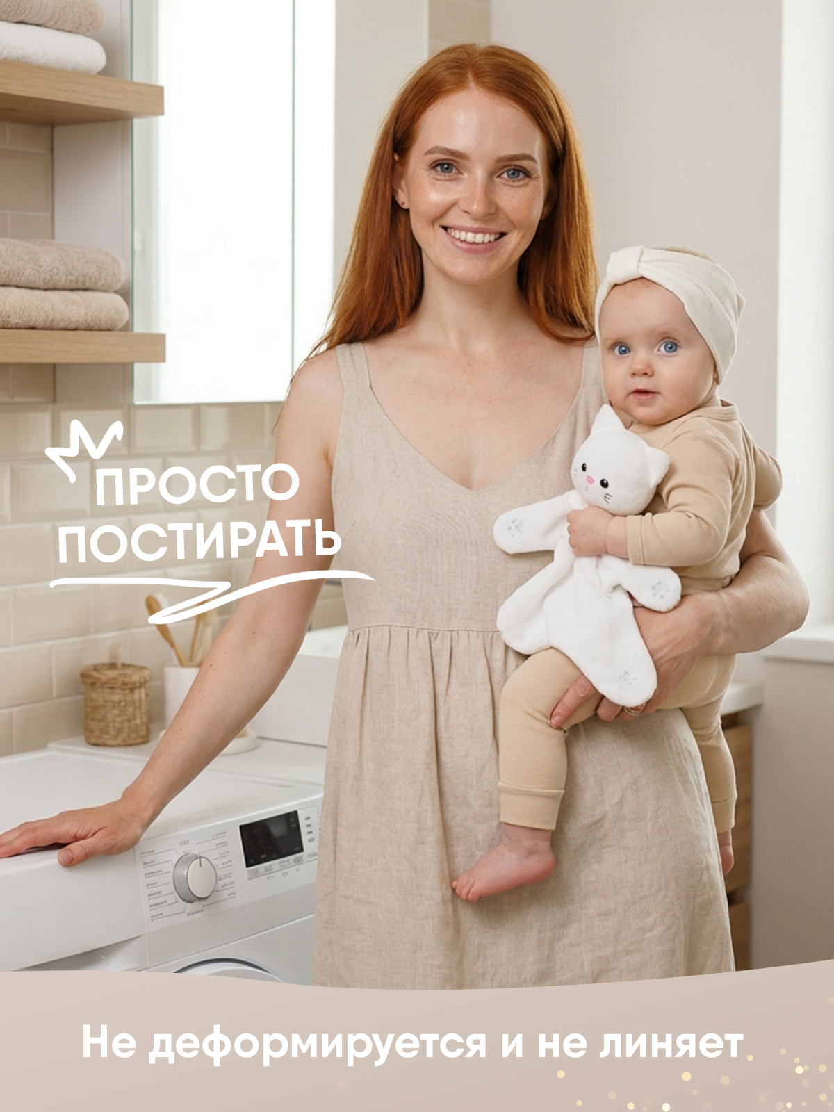 Игрушка комфортер МЯКИШИ Мягконабивной котёнок Томас - фото 7