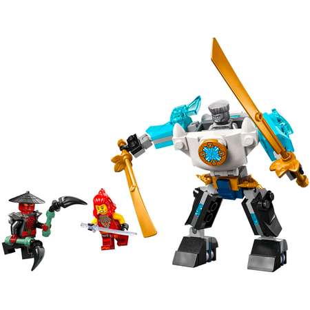 Конструктор LEGO NINJAGO Боевой робот-броня Зейна блочный