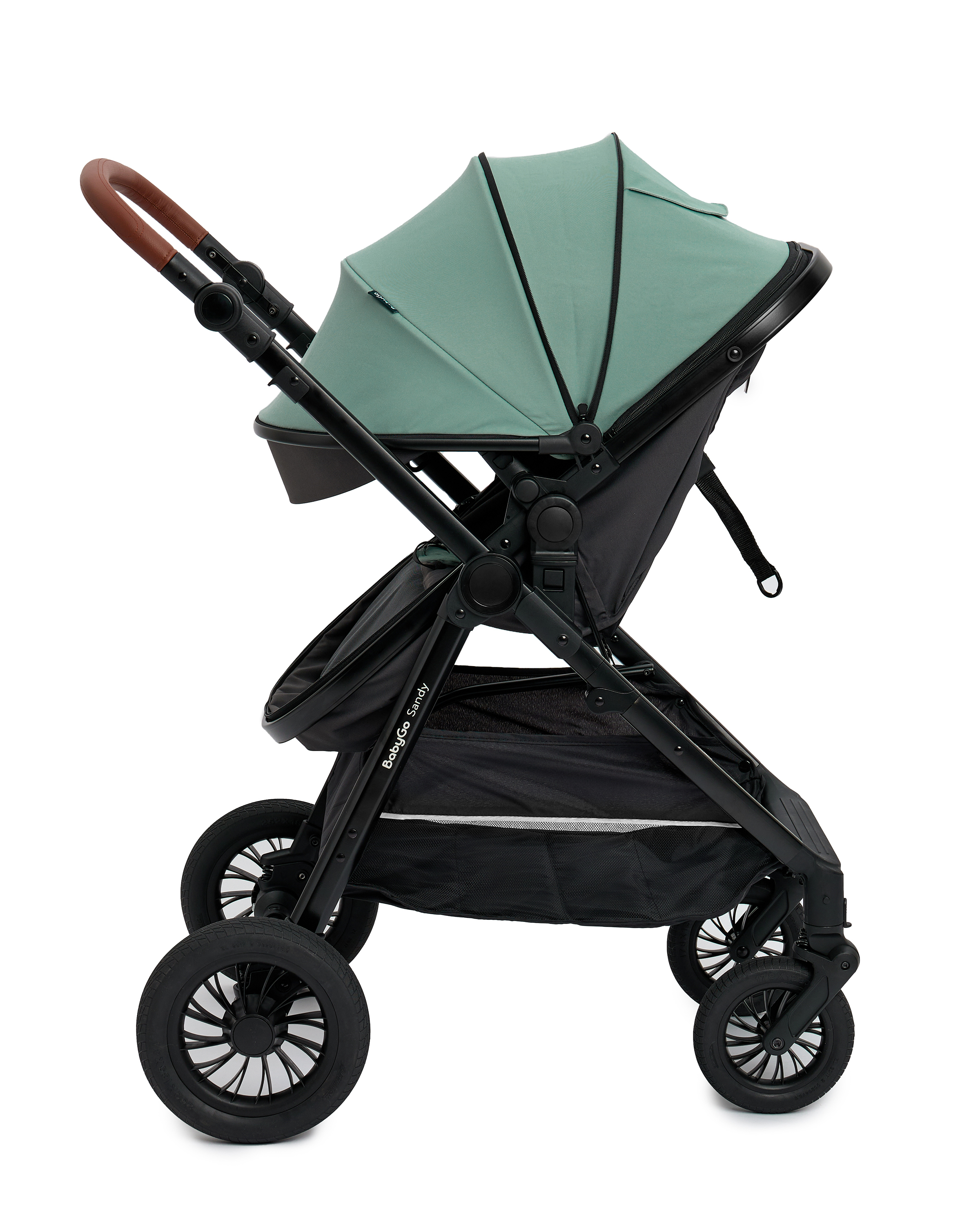 Коляска 2в1 BabyGo Sandy бирюзовый - фото 21