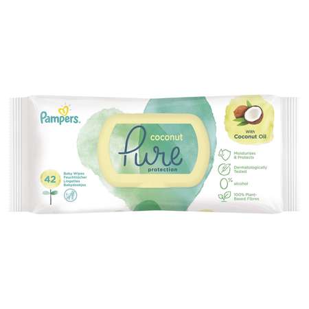 Влажные салфетки Pampers Pure Protection 42 шт.