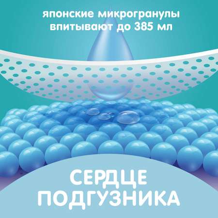 Трусики LOVULAR Giraffe M (6-10 кг) 56 шт.