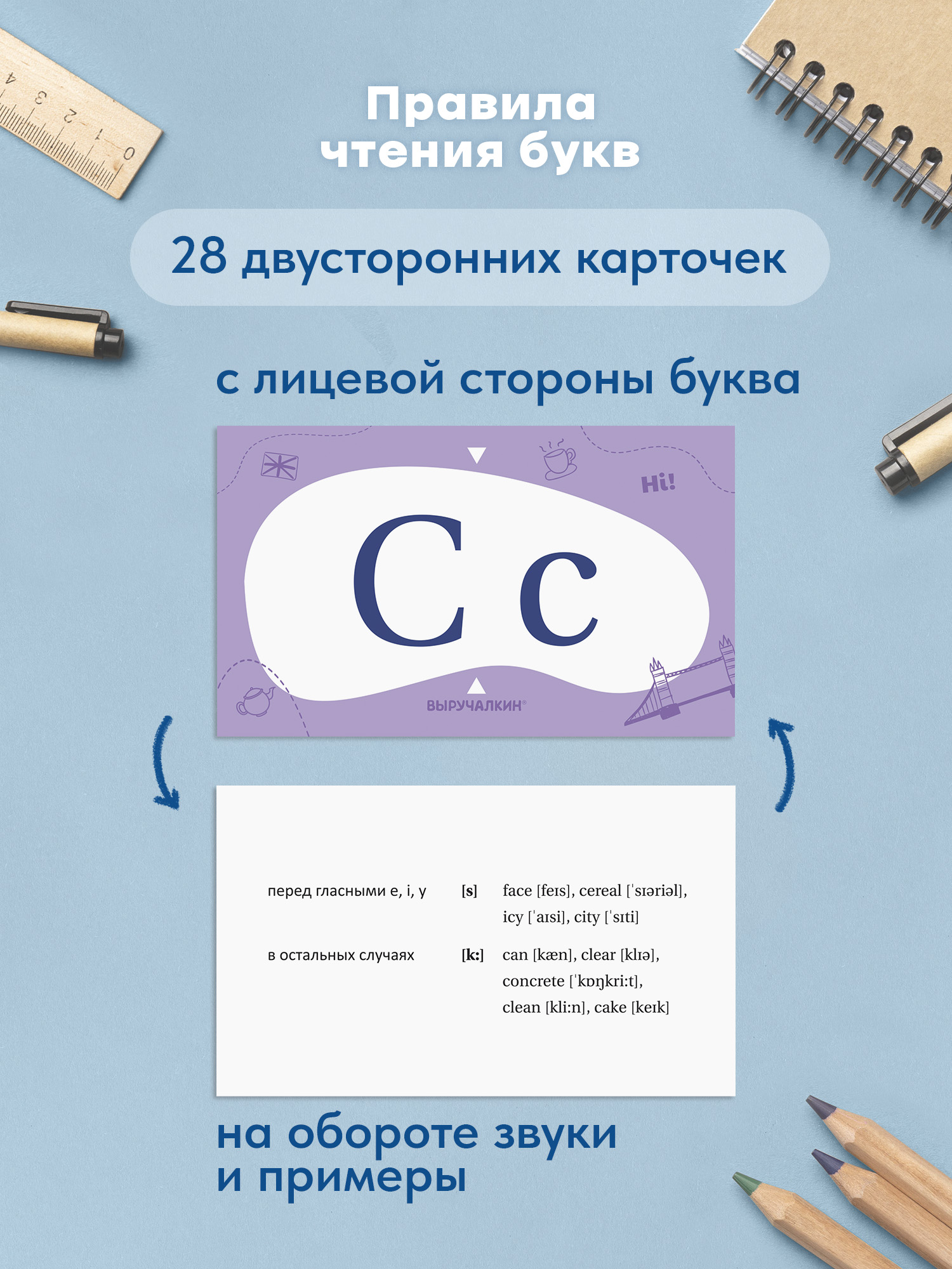 Карточки Выручалкин Звуки английского языка - фото 3