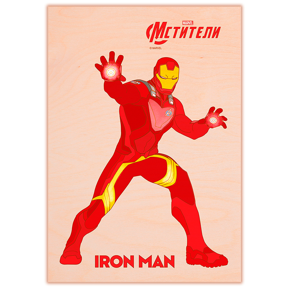 Доска для выжигания Marvel Marvel Железный человек - фото 1