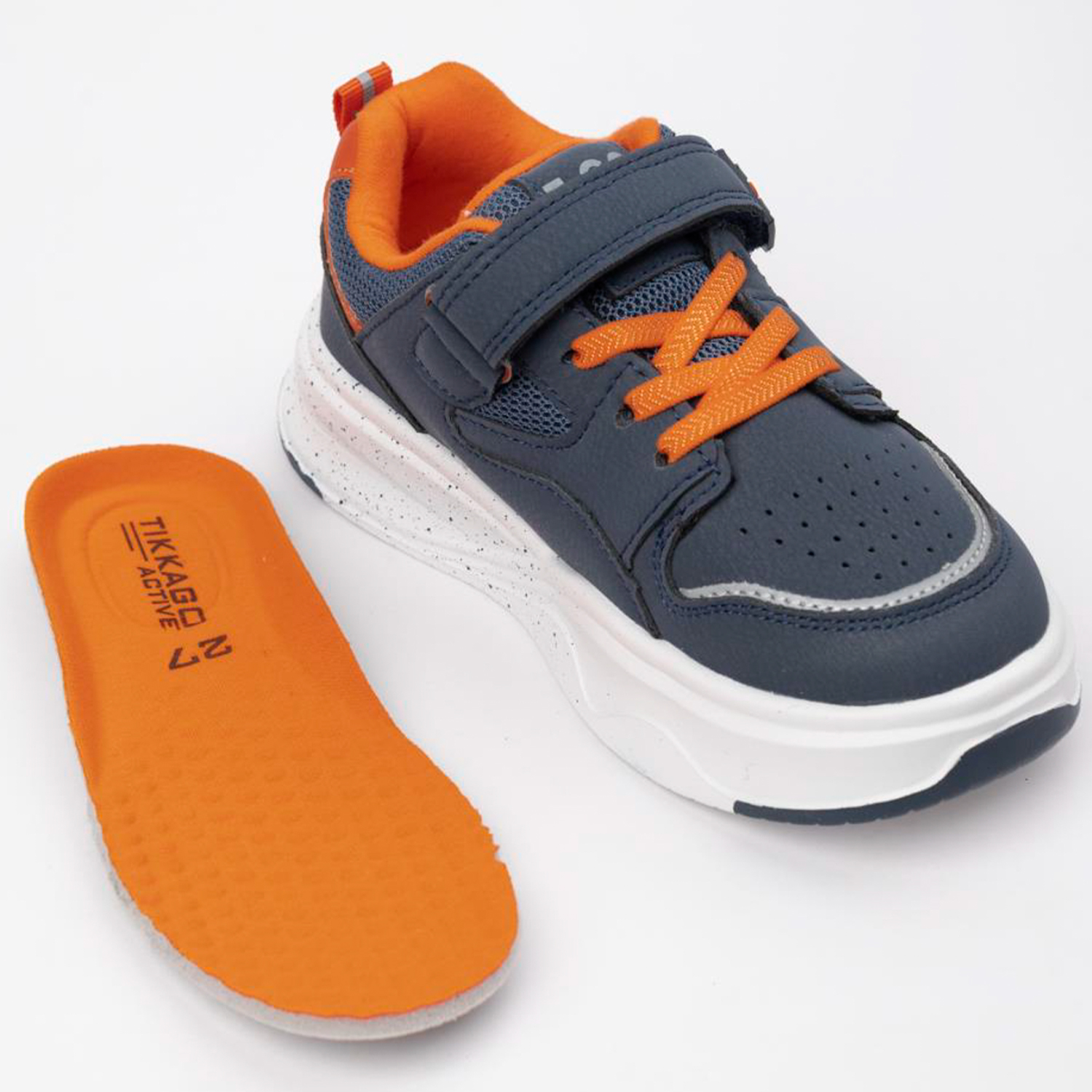 Кроссовки TikkaGo 5A11_261601_navy-orange - фото 5