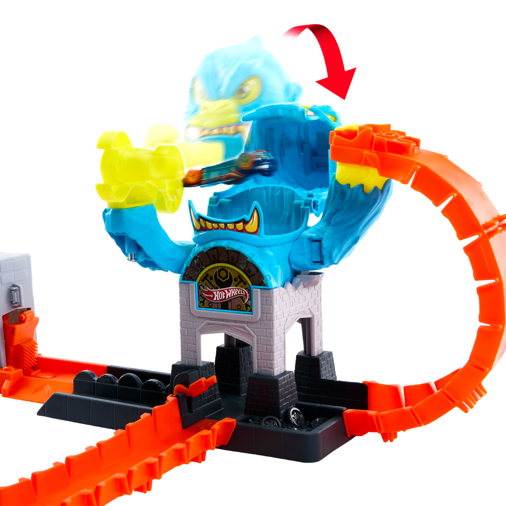 Трек Hot Wheels City Атака гориллы JHL92 - фото 2