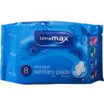 Прокладки UltraMax гигиенические 4 капли 280мм 8шт