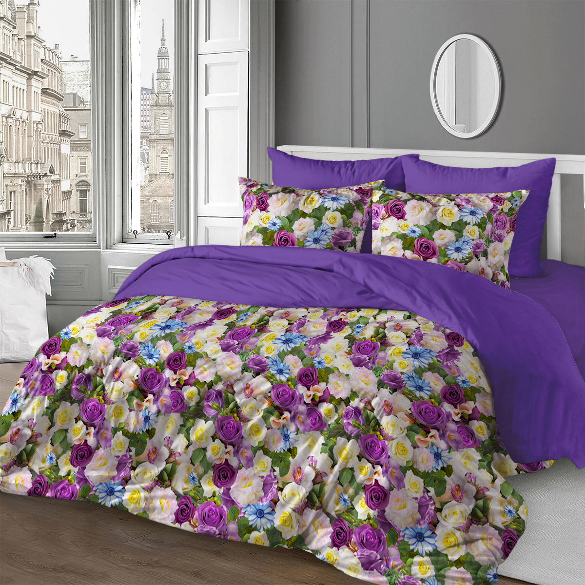 Комплект постельного белья SORRENTO DELUXE Малифисента евро 4 наволочки рис.3920-1+3637а-1 - фото 16