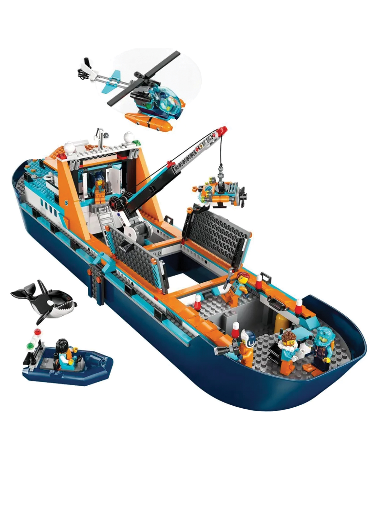 Конструктор Madliani Корабль Исследователь Арктики 815 дет. - фото 4