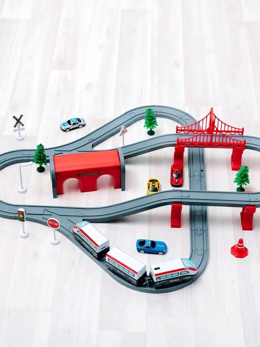 Набор железнодорожный Givito G201-010 - фото 4