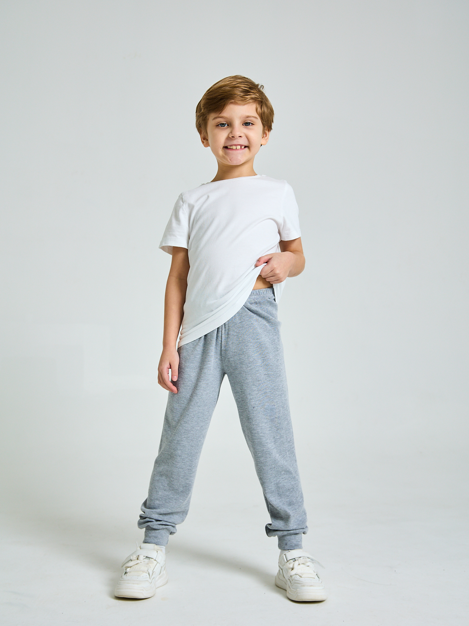 Брюки 3 шт Babycollection brk018/int/k3/005/p1*mсерый_меланж,индиго,хаки - фото 10
