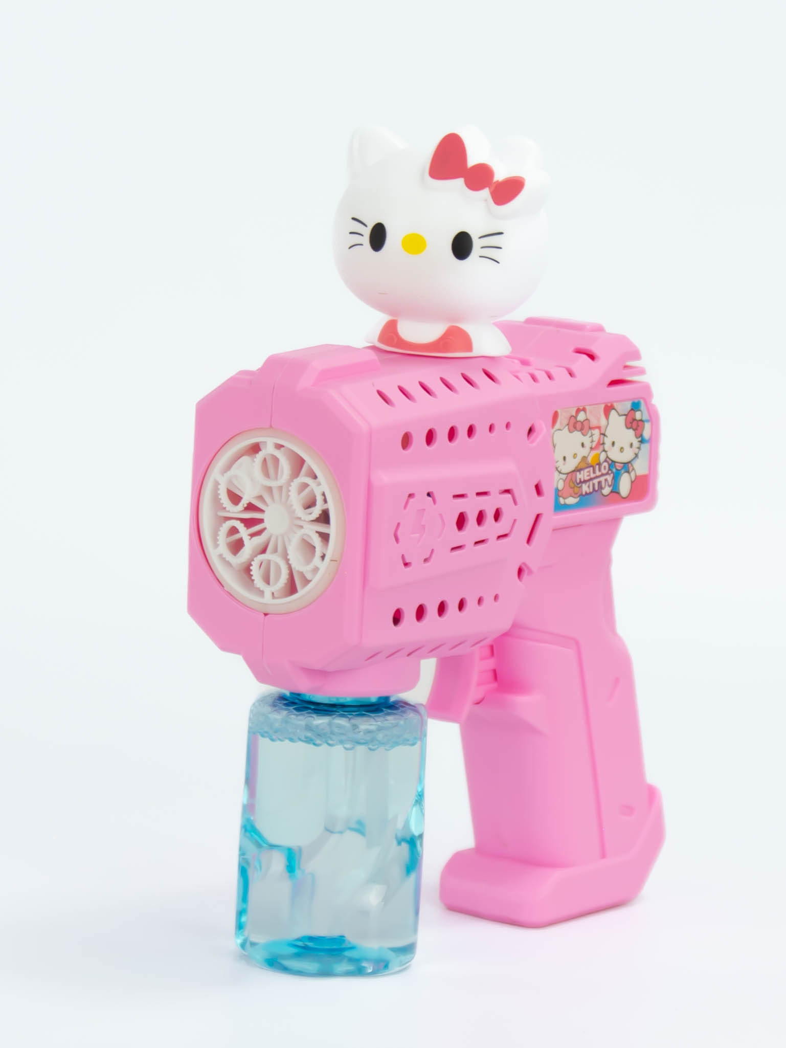 Изображение товара Генератор мыльных пузырей CASTLELADY Пистолет Hello Kitty Изображение товара Генератор мыльных пузырей CASTLELADY Пистолет Hello Kitty