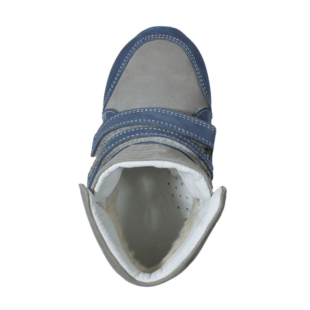 Ботинки Europen 2223-14-SV EUROPEN Кроссовки для мальчика, сине-серый нубук - фото 3