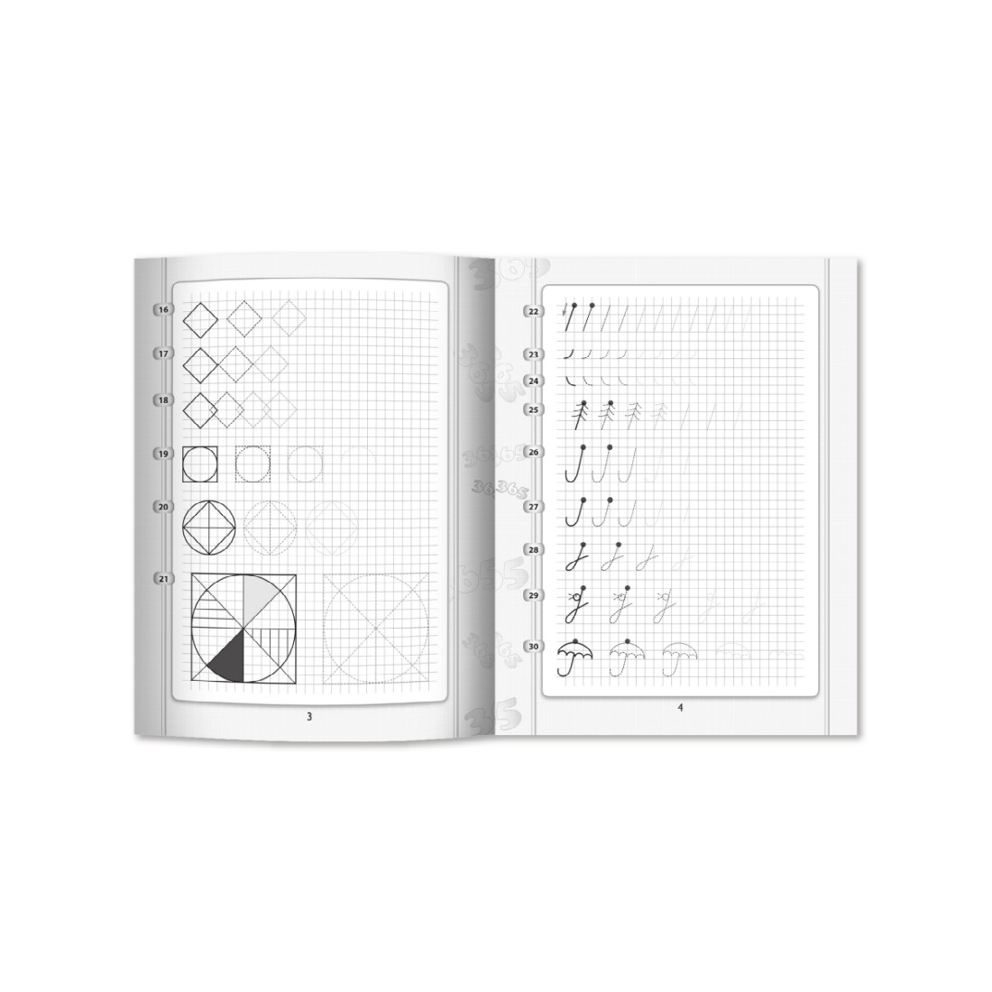 Книга Феникс 365+5 заданий и узоров.Соединяем и рисуем по клеточкам - фото 3