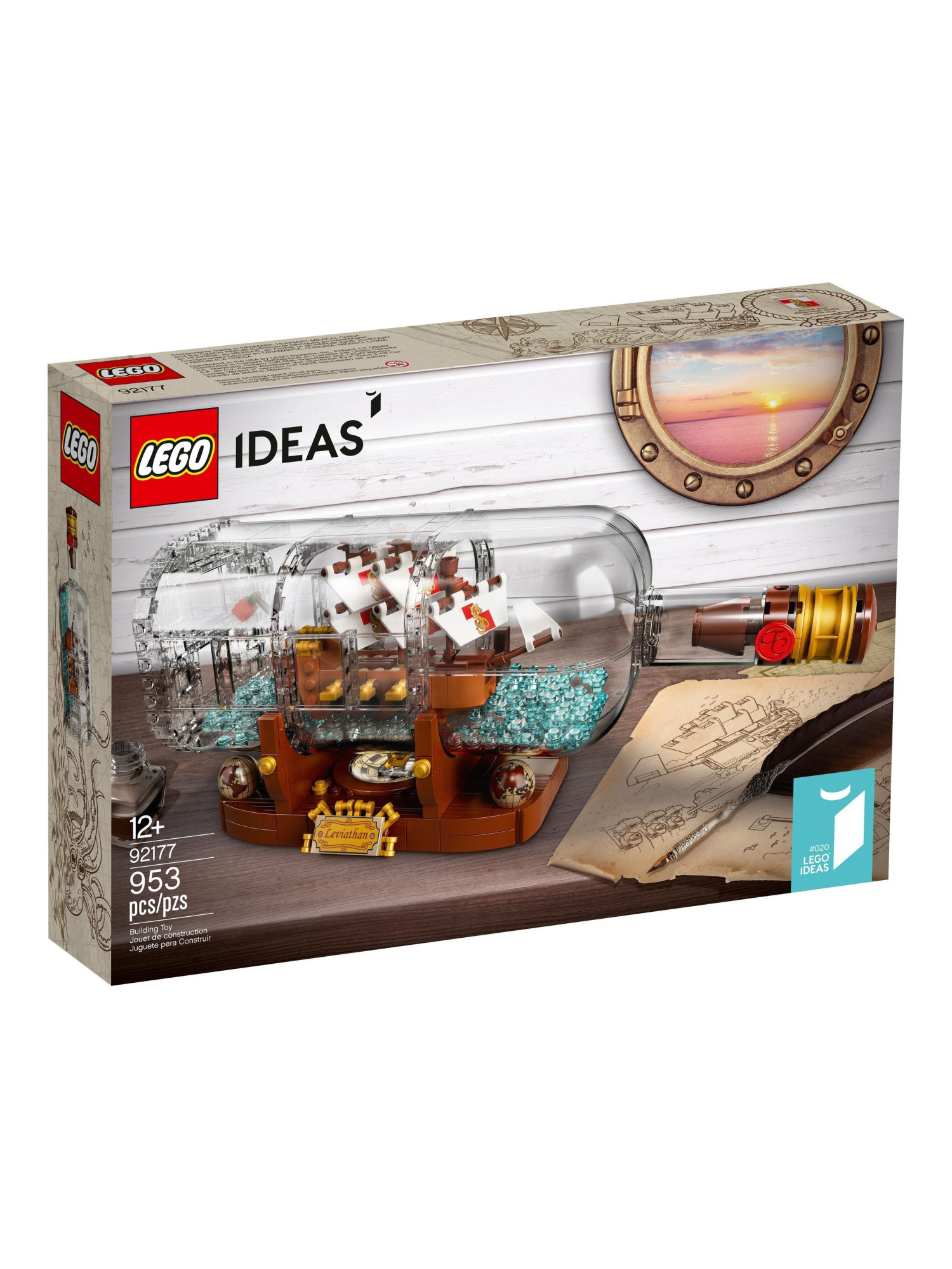 Конструктор LEGO Ideas Корабль в бутылке 962 дет. - фото 1