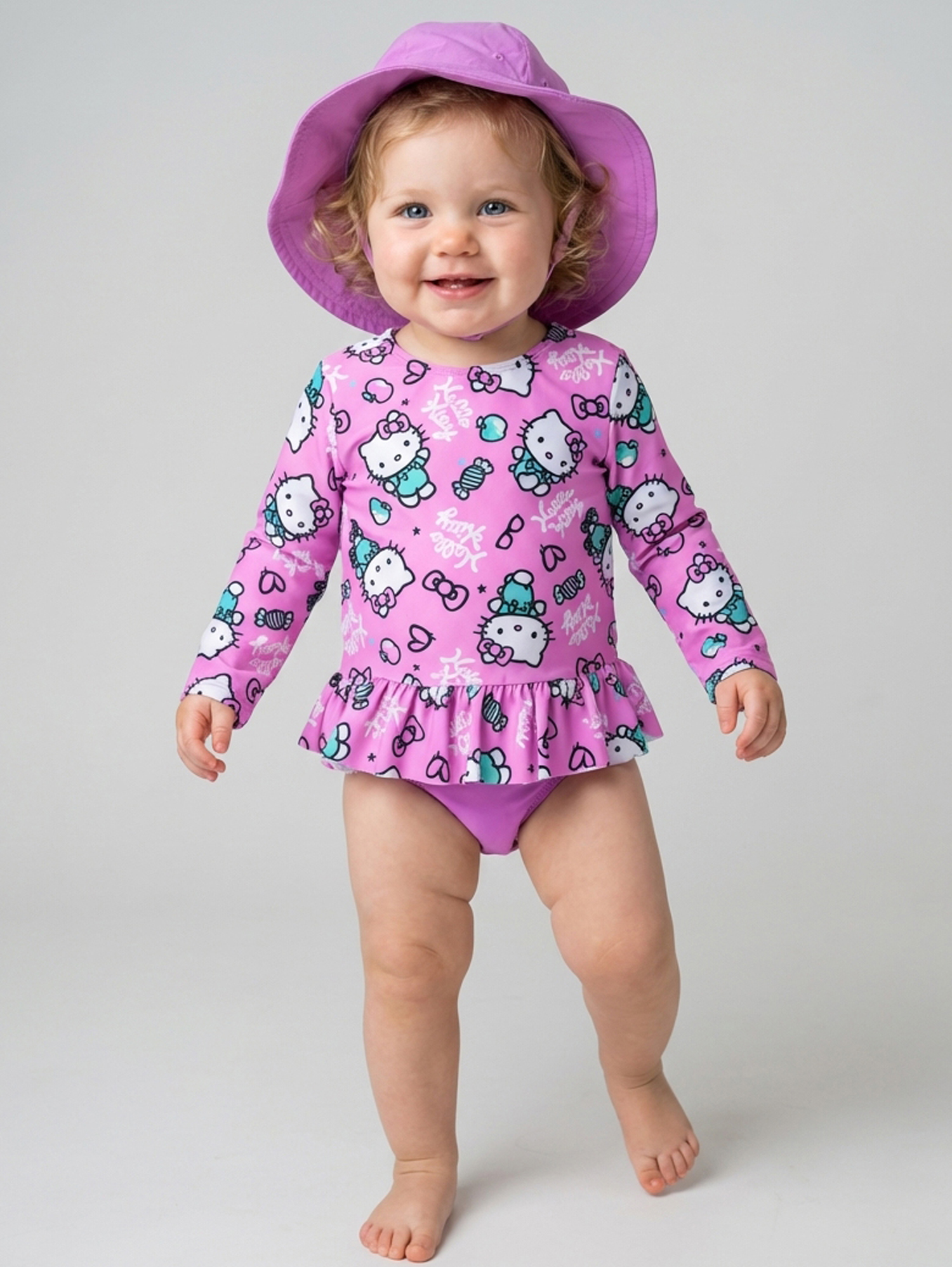 Купальный костюм и панама PlayToday 12643008 - фото 1