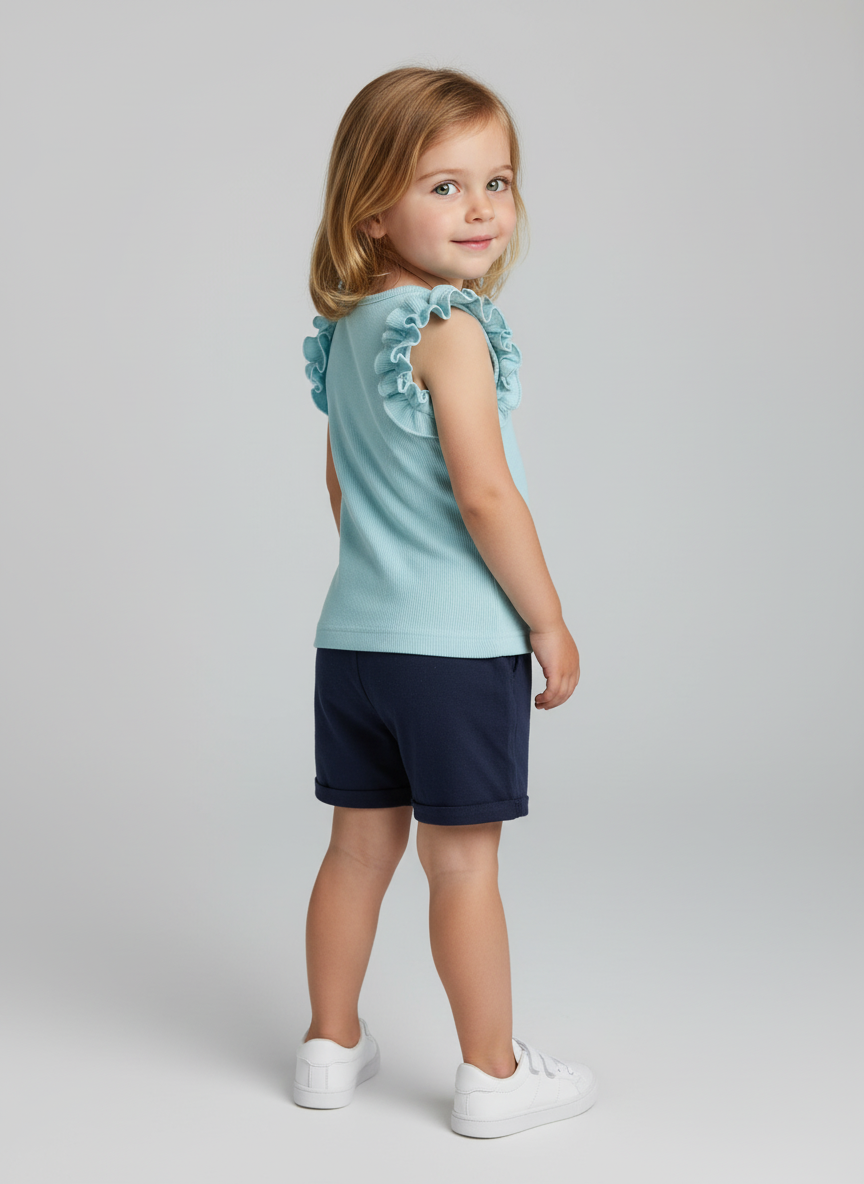 Майка 2 шт Югтекстильторг 204-544/Голубой,розовый - фото 3