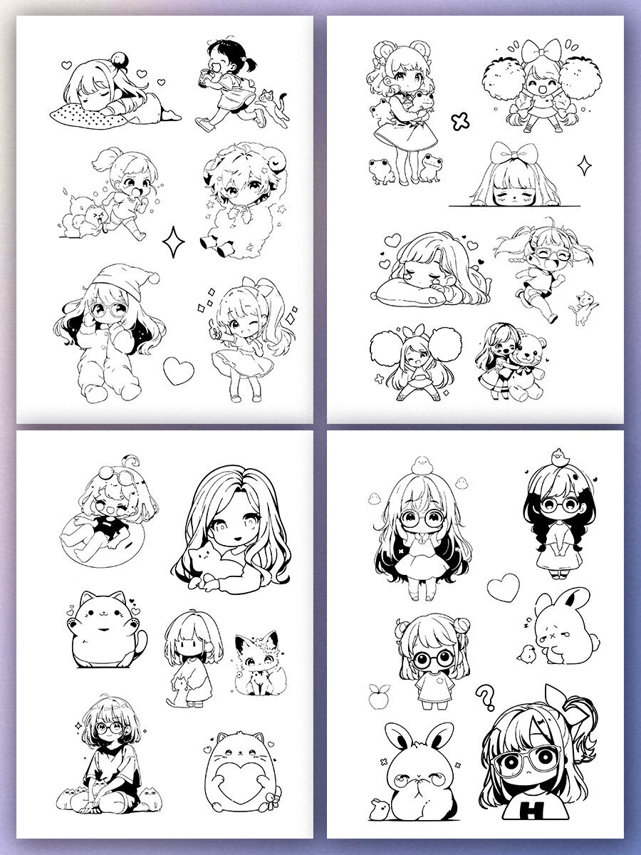 Стикербук с наклейками Brauberg раскраски детские 100 стикеров для девочек - фото 8