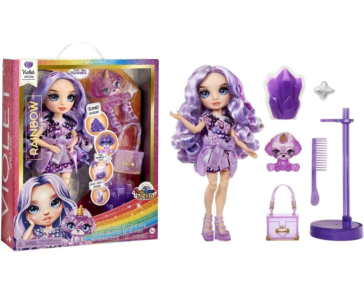 Кукла модельная Rainbow High Fashion Violet 120223EU - фото 1