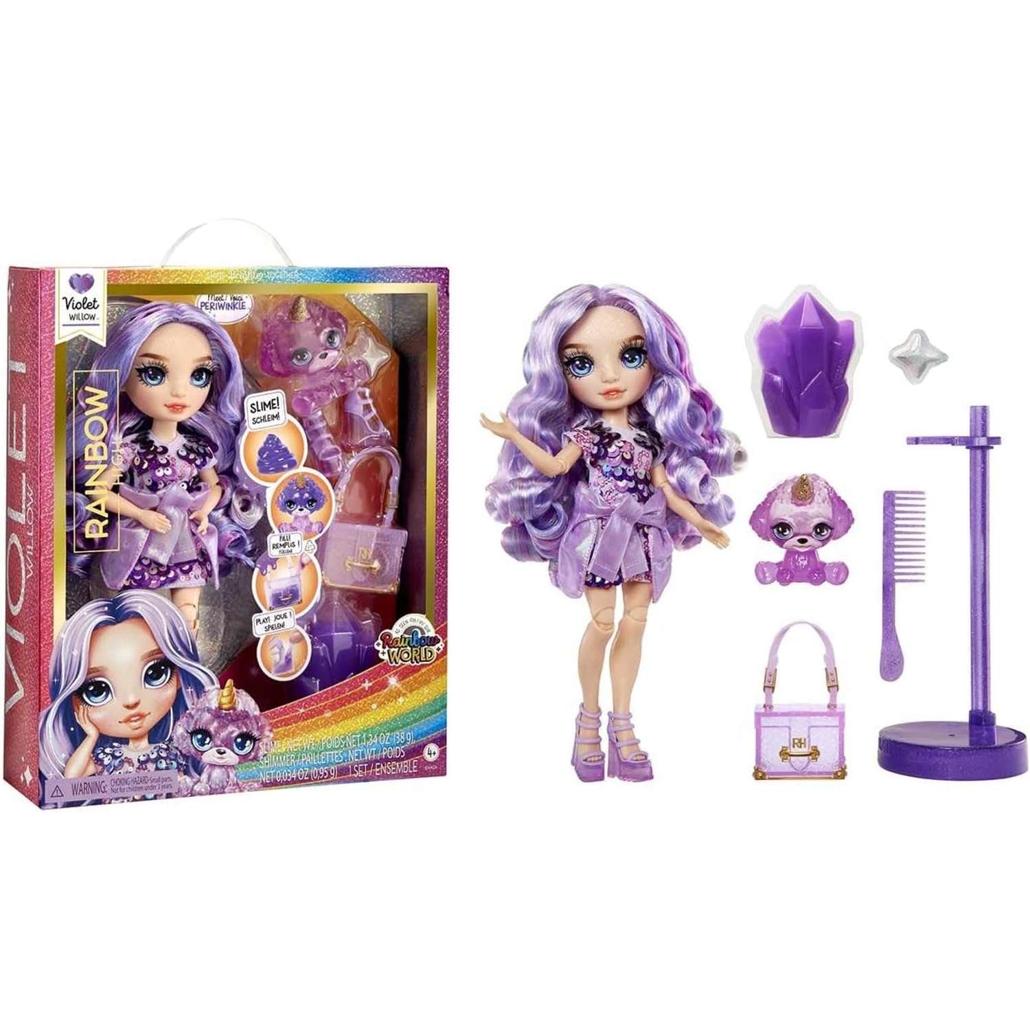 Кукла модельная Rainbow High Fashion Violet 120223EU - фото 1