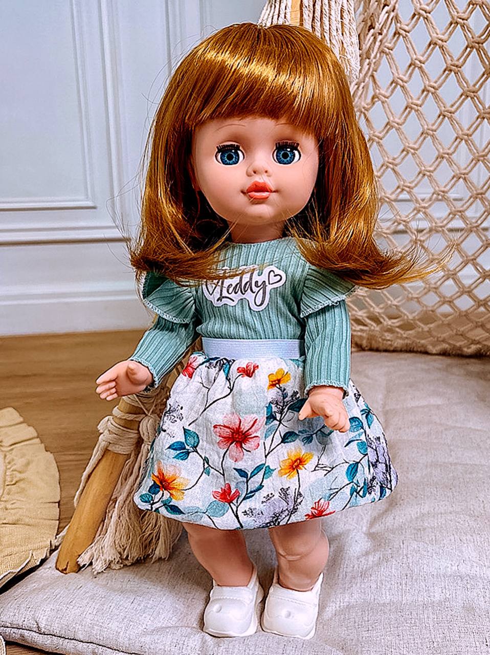 Кукла классическая СТРАНА КУКОЛ разговаривающая большая высота 40 см 25-17.3 - фото 11