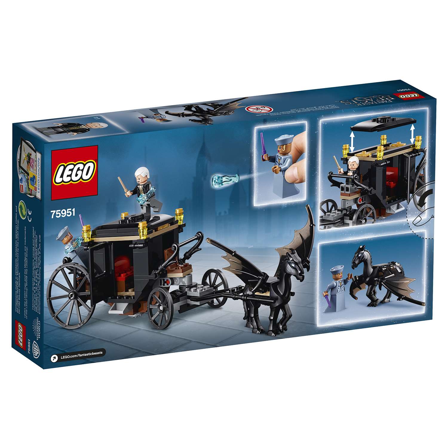 Конструктор LEGO Harry Potter Побег Грин-де-Вальда блочный - фото 3