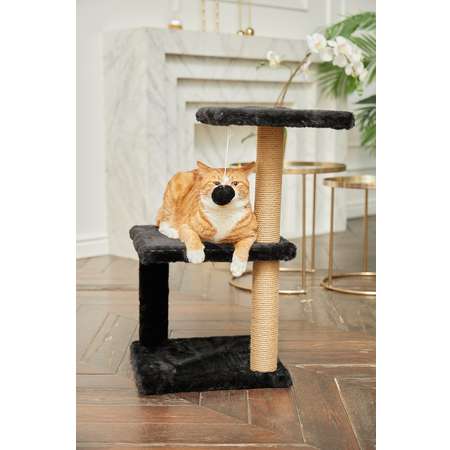 Когтеточка для кошек лежанка Pet БМФ Черный