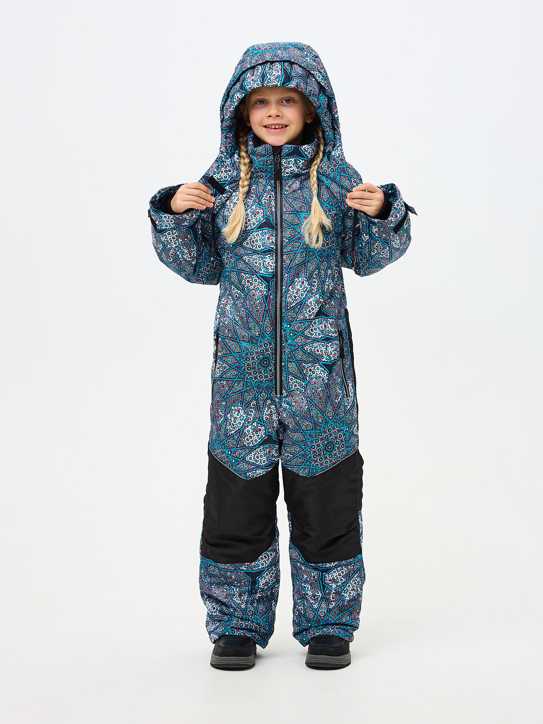 Комбинезон Kvartet 854 т.сер-голубой - фото 3