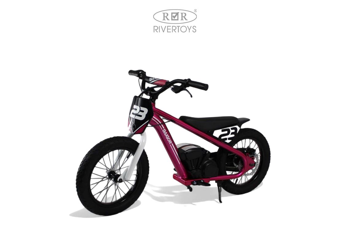 Электромотоцикл RIVERTOYS A001AA-MOTO-PINK - фото 1
