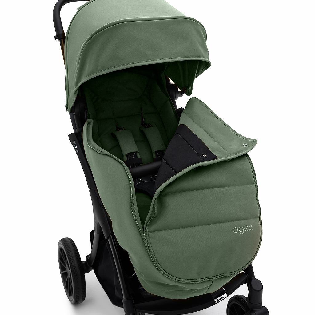 Коляска прогулочная agex All Road зеленый - фото 9