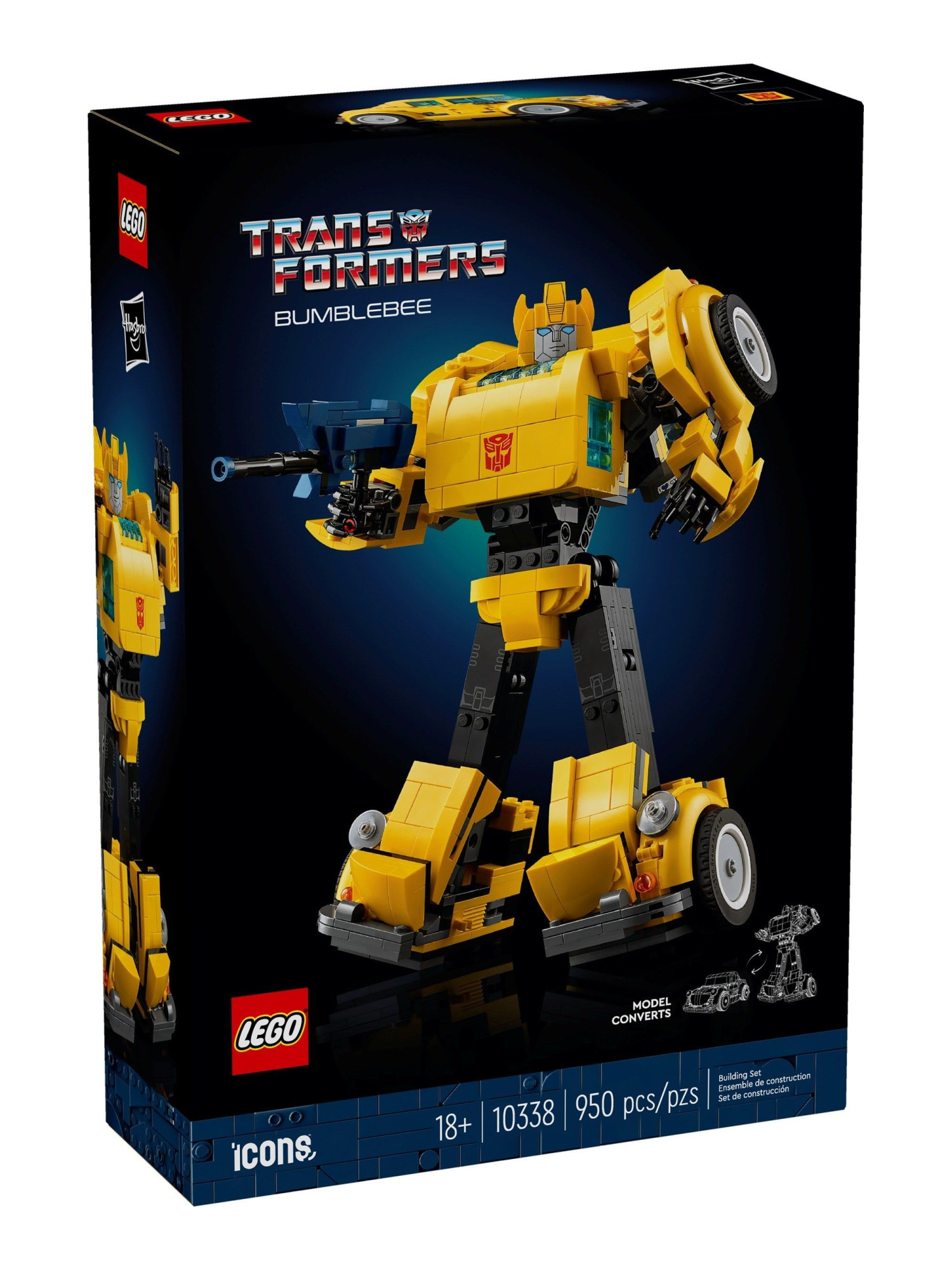 Конструктор LEGO Icons Робот Бамблби 950 дет. - фото 1
