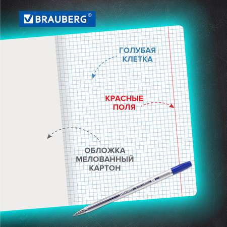 Тетрадь Brauberg клетка 24 лист. 20 шт.