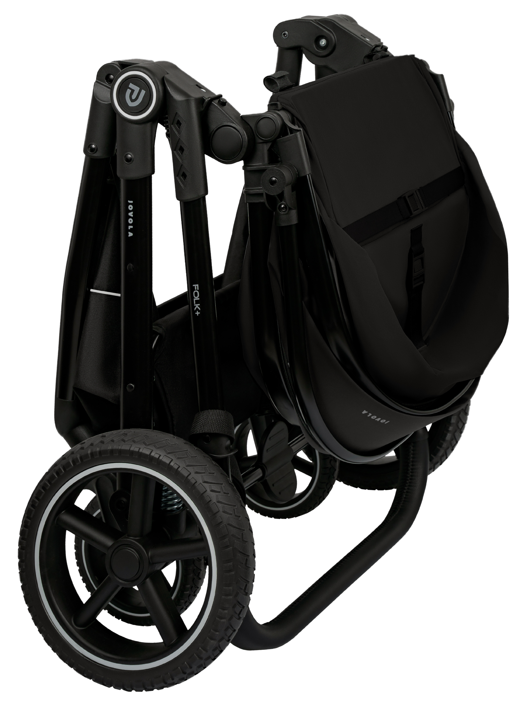 Коляска трансформер JOVOLA Folk+ 3в1 черный - фото 29