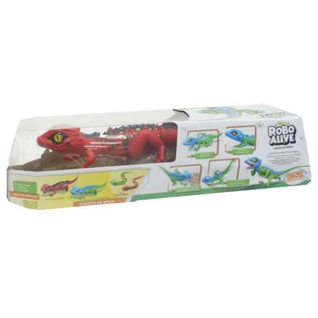 Робо-ящерица 1TOY RoboAlive Красная
