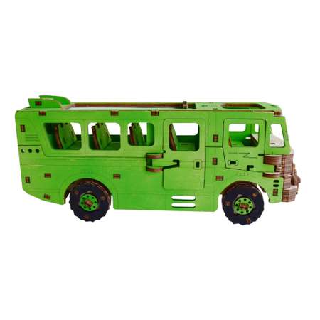 Конструктор HobbyWood Автобус деревянный