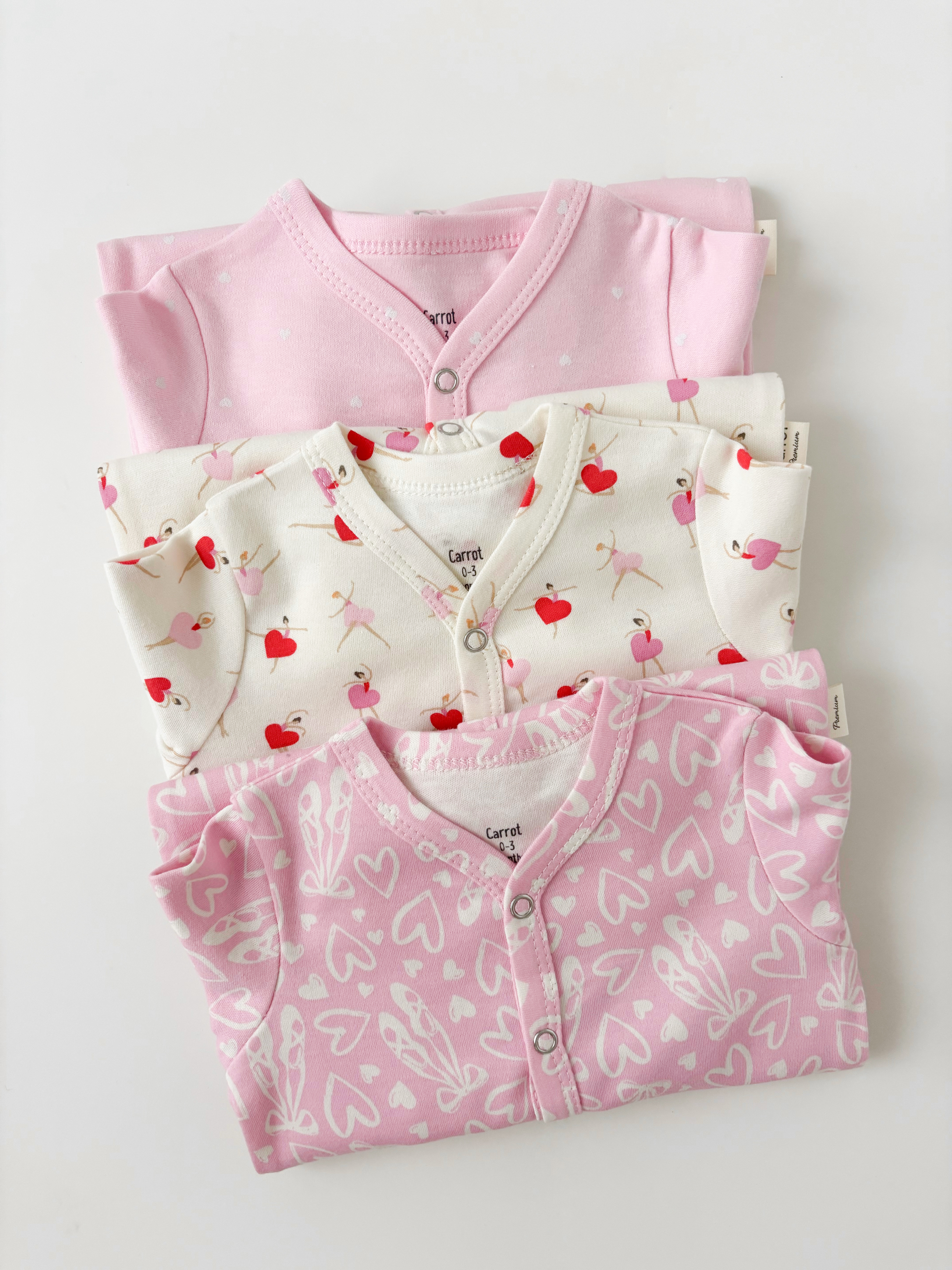 Боди 3 шт Carrot 10002371балет - фото 2