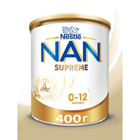 Смесь сухая NAN Supreme молочная 0-12 мес 400 г