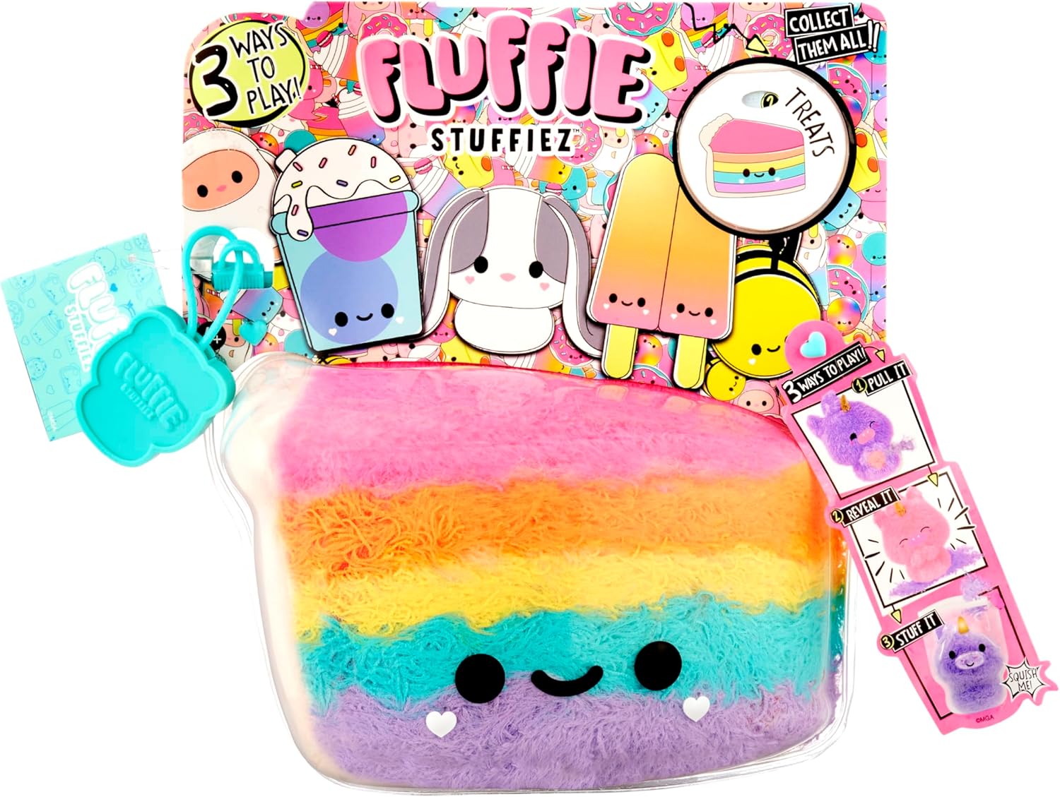 Игрушка мягкая Fluffie Stuffiez Small Пицца 594307 - фото 1