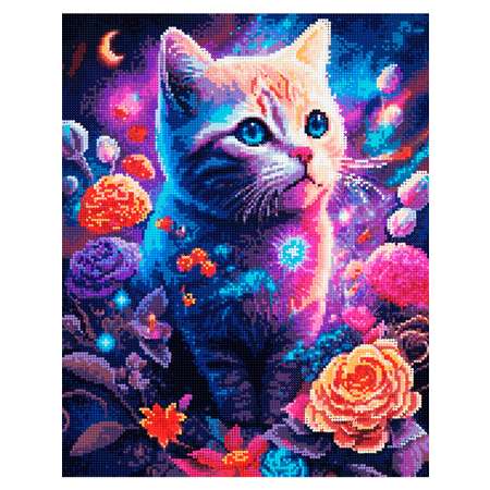 Алмазная мозаика Art sensation Космический кот в ассортименте