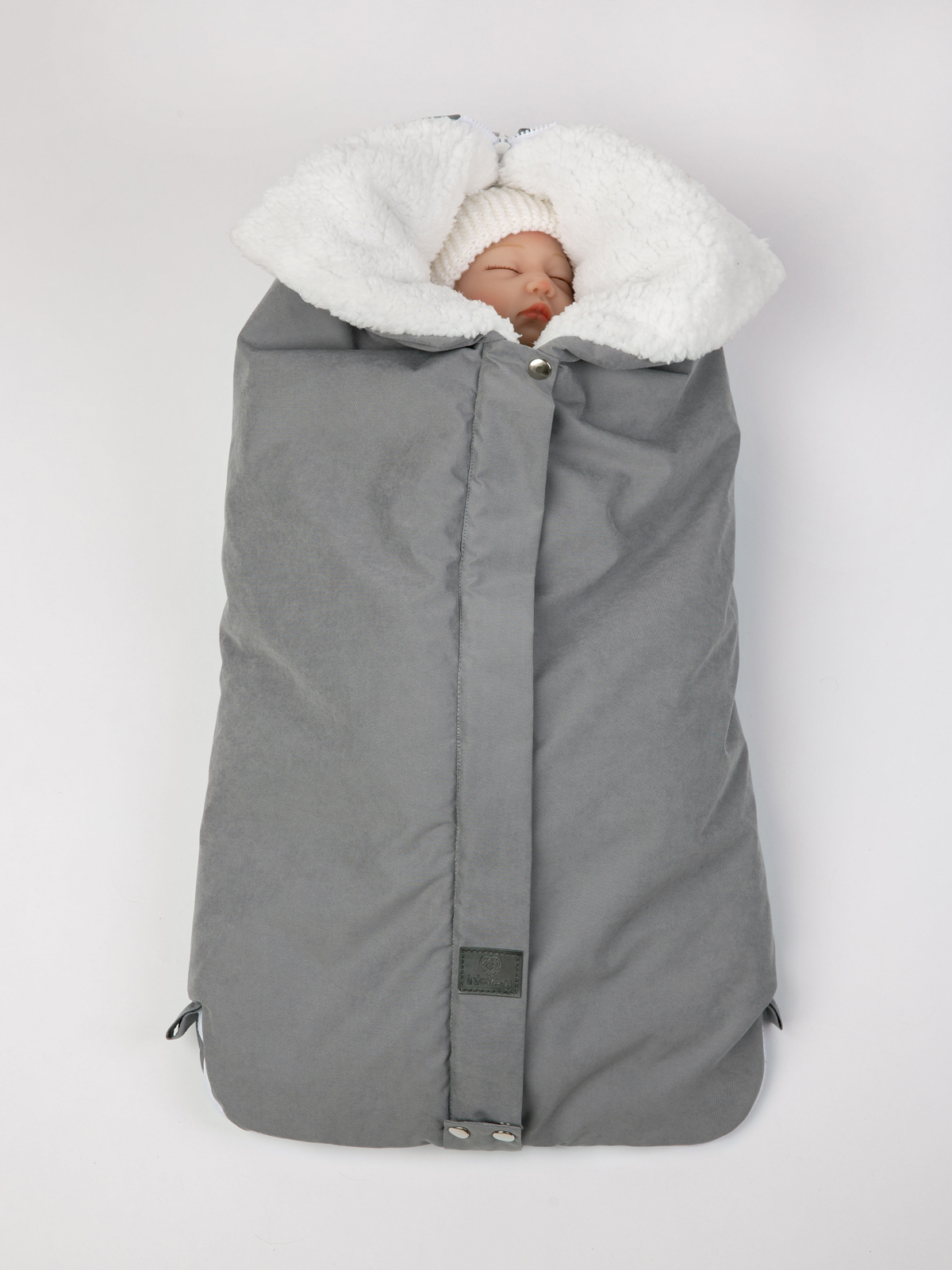 Конверт в коляску inlovery Нортес серый - фото 2