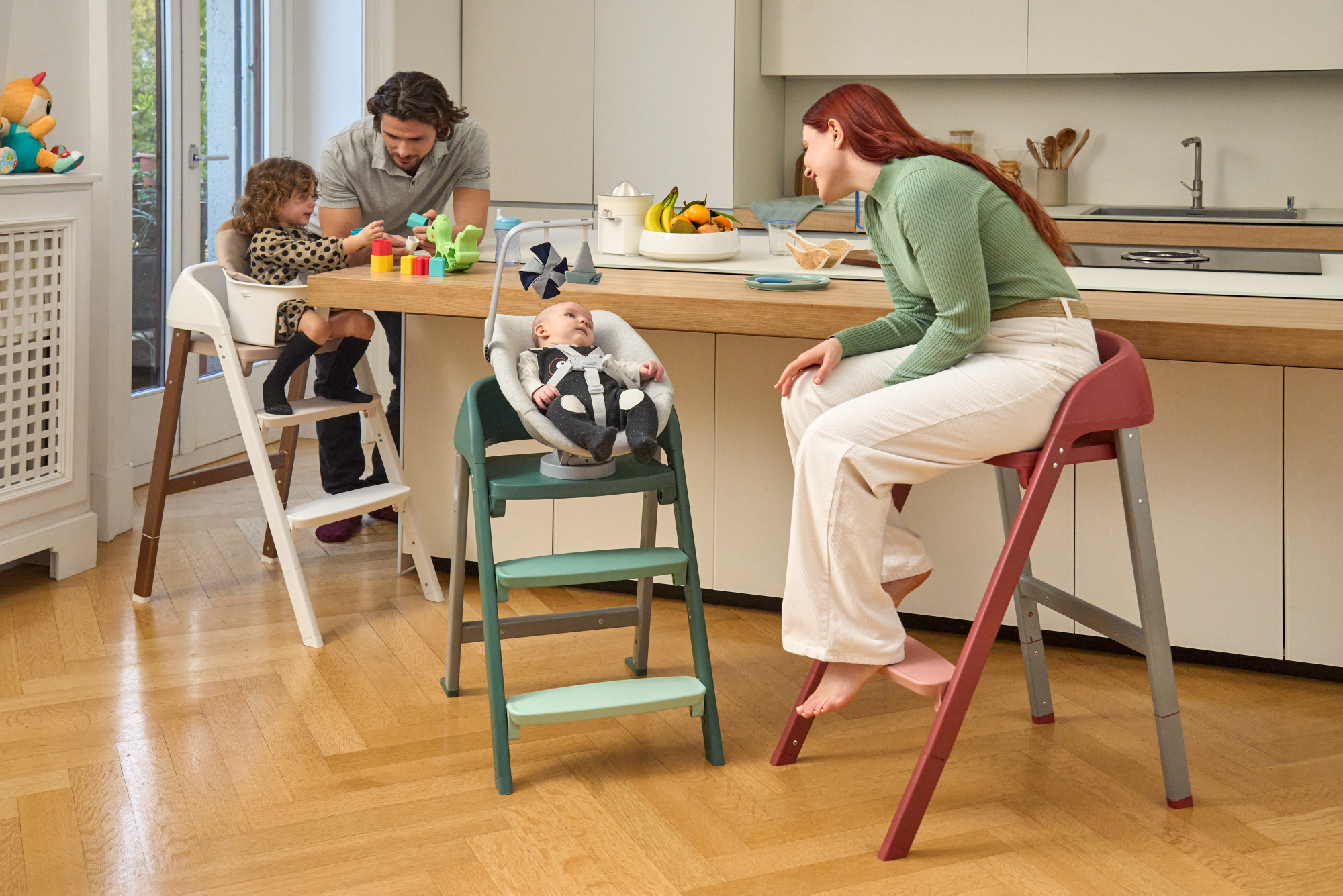 Стульчик для кормления Chicco Crescendo Up 3-в-1 зеленый зеленый - фото 21