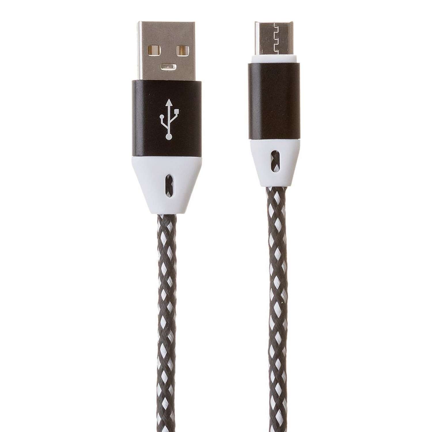USB кабель Liberty Project Type-C оплетка и металлические разъемы 1м Белый - фото 1