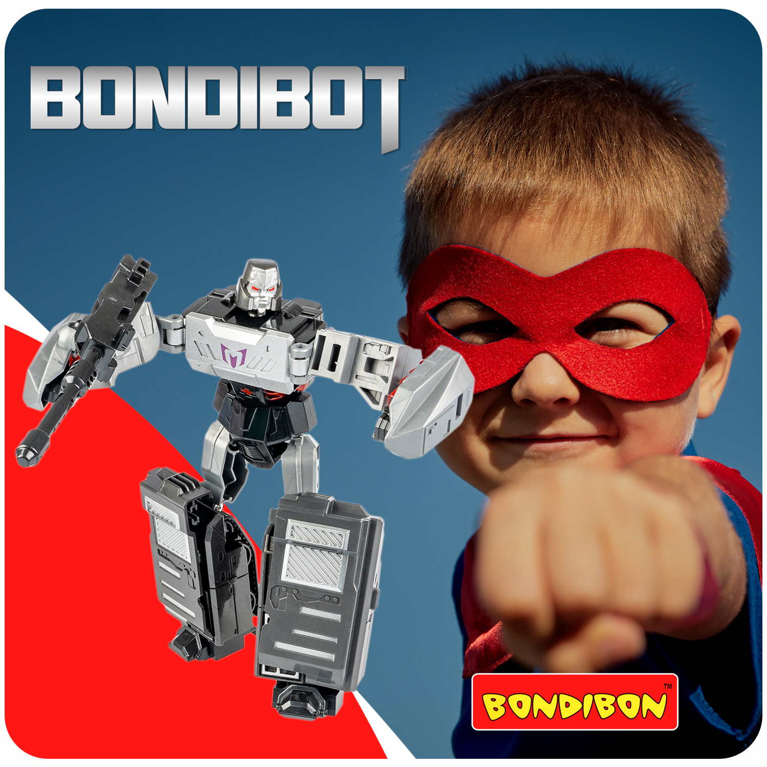Фигурка Bondibon трансформер Робот Танк 2в1 - фото 11