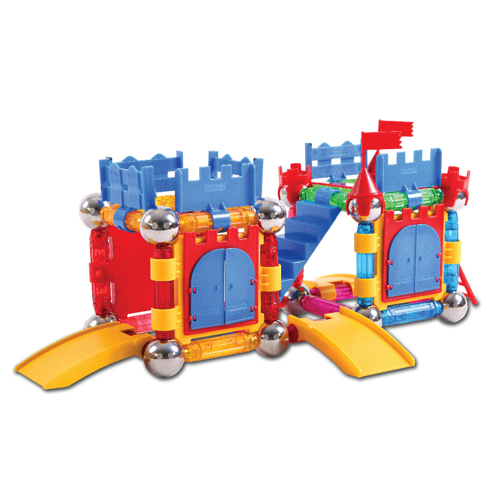 Конструктор MagKinder X-Bar Castle магнитный 66 дет. - фото 4